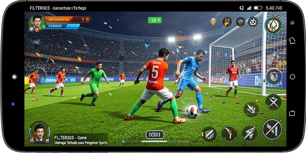 Tampilan menarik dari gameplay <strong>FILTER303</strong> yang penuh dengan aksi olahraga.