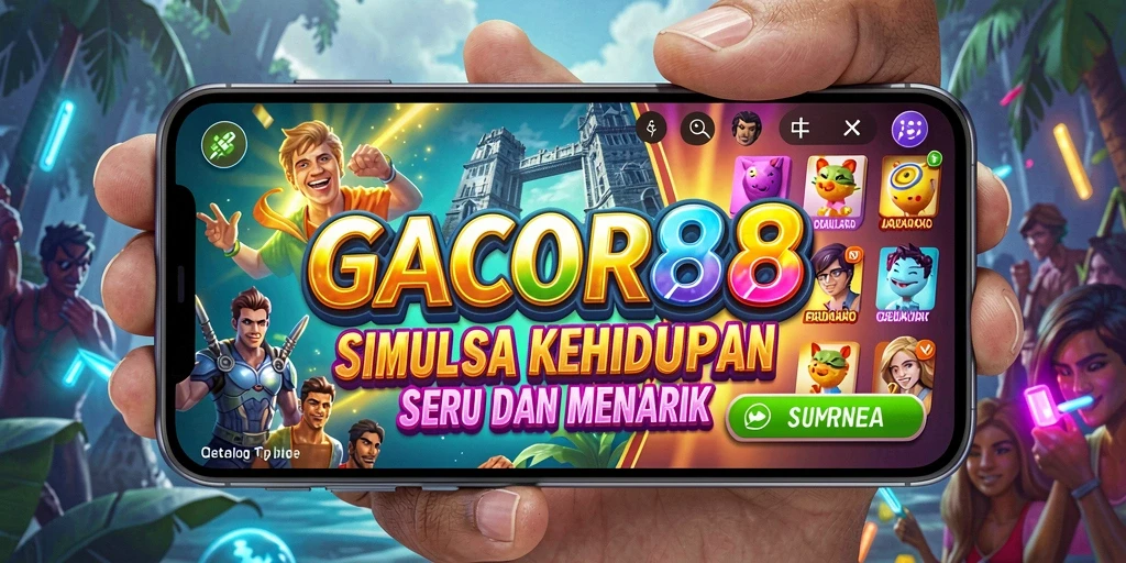 Cuplikan gameplay seru dalam GACOR88 yang menunjukkan simulasi kehidupan.