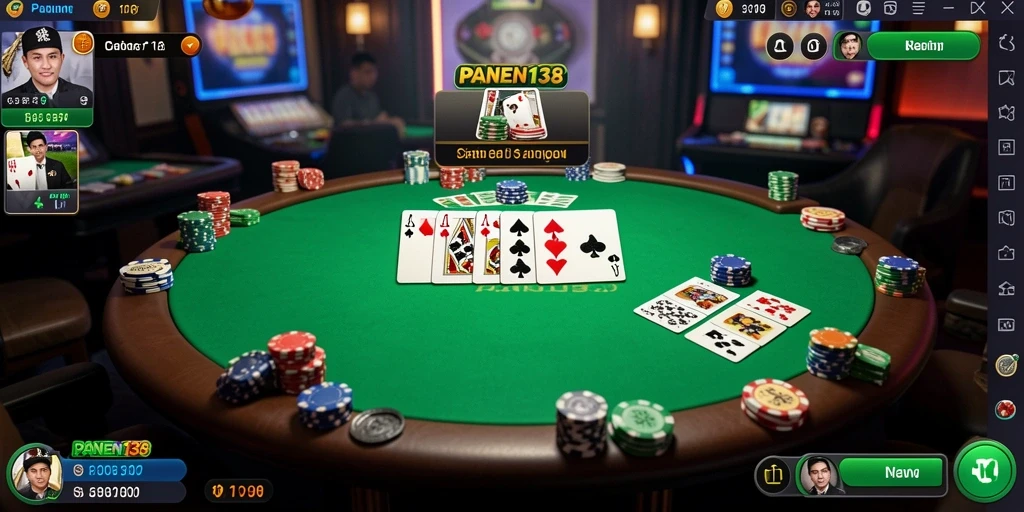 Screenshot gameplay <strong>PANEN138</strong> yang menampilkan aksi seru permainan Poker.