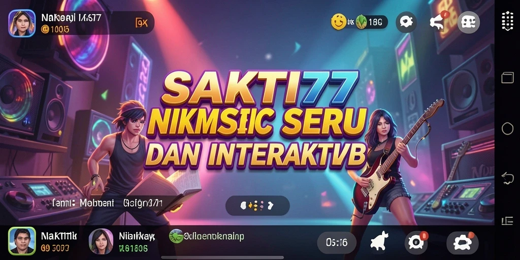 Tampilan gameplay SAKTI77 yang interaktif dan seru.