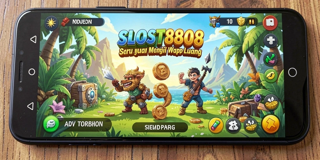 Tampilan gameplay SLOST8808 yang menarik dan menyenangkan.
