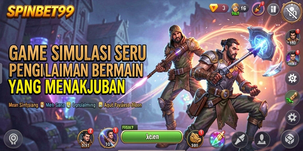 Tampilan gameplay dari SPINBET99 yang memukau dan penuh aksi.