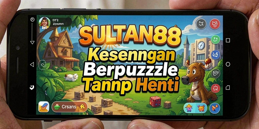 Screenshot menunjukkan antarmuka permainan Puzzle SULTAN88 yang menarik.